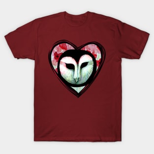 Owl Face Heart Yeah T-Shirt